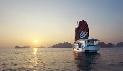 Jonque BHAYA LEGEND 01 cabine - Croisière privée | Baie d'Halong 2 jours 1 nuit
