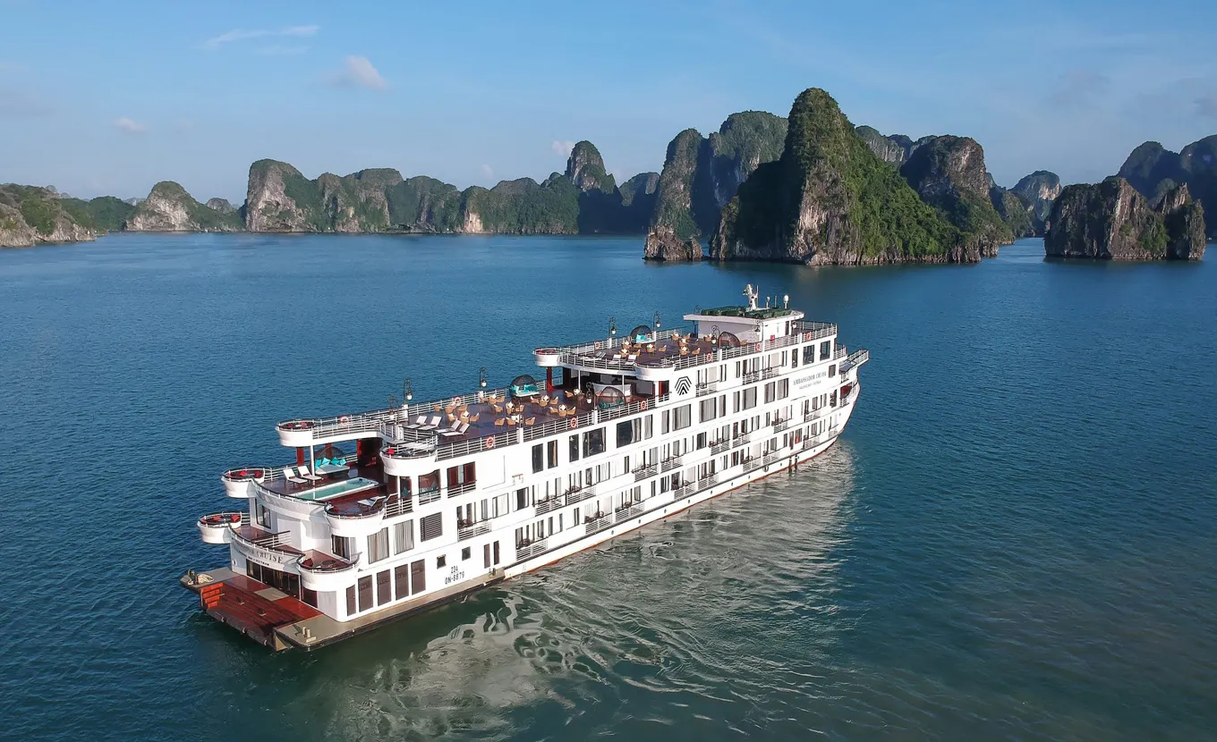 AMBASSADOR CRUISE | Halong Bay Day Trip from Hanoi